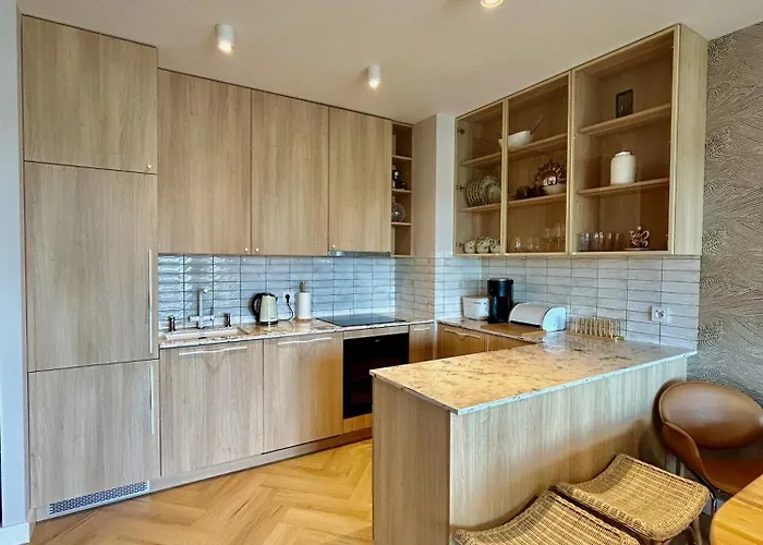 شقة Plazowy Zakatek Boho - 3 Sypialnie, 2 Lazienki, Parking