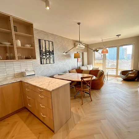 Plazowy Zakatek Boho - 3 Sypialnie, 2 Lazienki, Parking Apartment Danzig